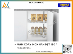 MÂM XOAY INOX NAN DẸT 180 ° EUROGOLD EPL180A - 800mm - INOX 304